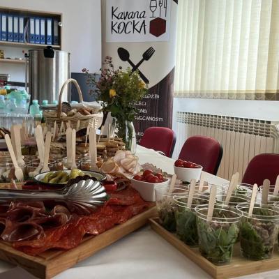 Brunch - finger food i soft drink